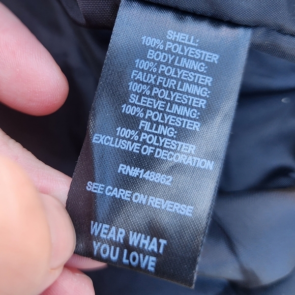 Torrid Black Fit & Flare Hooded Quilted Puffer Coat Women's Plus Size 5X EUC - Picture 13 of 14